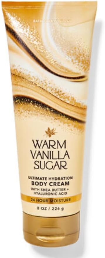 Bath & Body Works - 3 Piece Bundle - Spray - Body Cream - Shower Gel - Full Size and Gift Bag HELLO GORGEOUS (Warm Vanilla Sugar)-Velvo Beauty