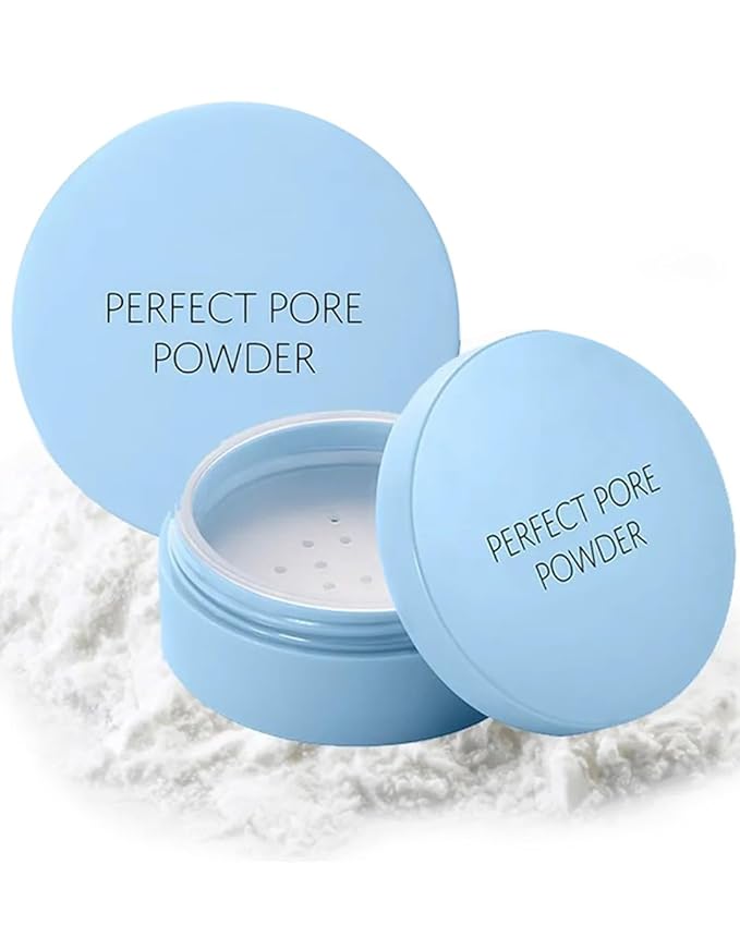 THESAEM Saemmul Perfect Pore Powder - Oil & Sebum Control Long Lasting Silky Face, Skin Soothing & Purifying with Green Tea Water and Tea Tree Extract, 0.18oz. 2 Pack-Velvo Beauty