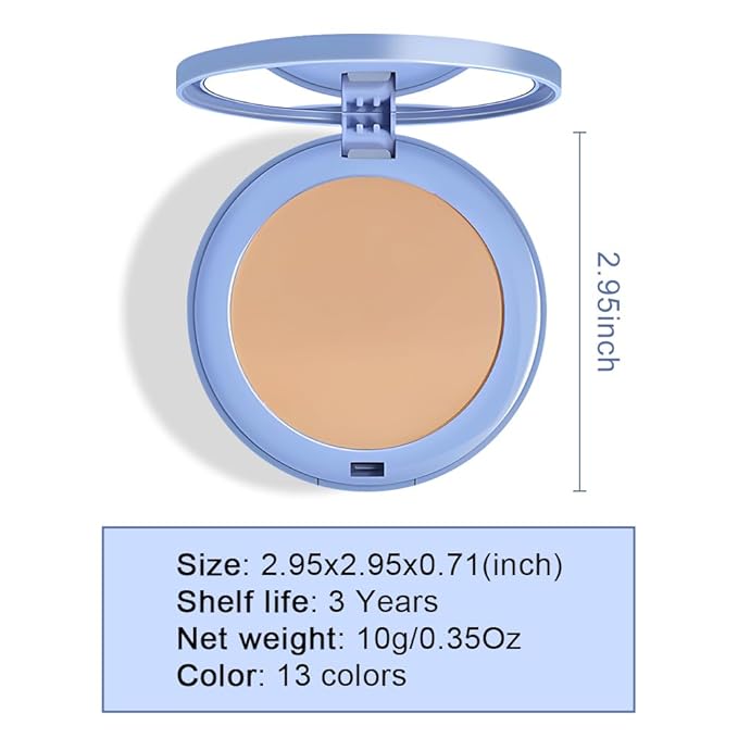 Oil Control Matte Perfection Face Pressed Powder,Matte Smooth Flawless Setting Powder Makeup,Polvo Compacto De Maquillaje,Waterproof Long Lasting, Cruelty Free, 0.35Oz(245 Radiant Honey, 1)-Velvo Beauty
