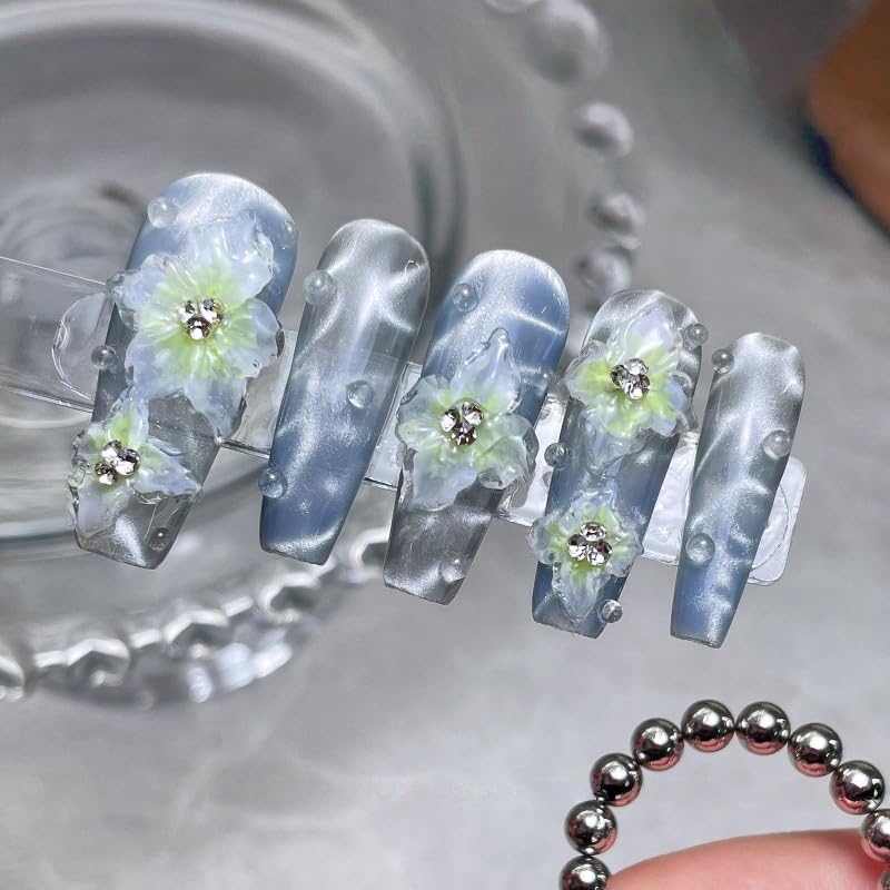 10Pcs Round Cat Eye Magnet Beads for Nails – Strong Magnetic Beads for Cat Eye Gel Polish, Water Ripple Nail Art Tool Set-Velvo Beauty