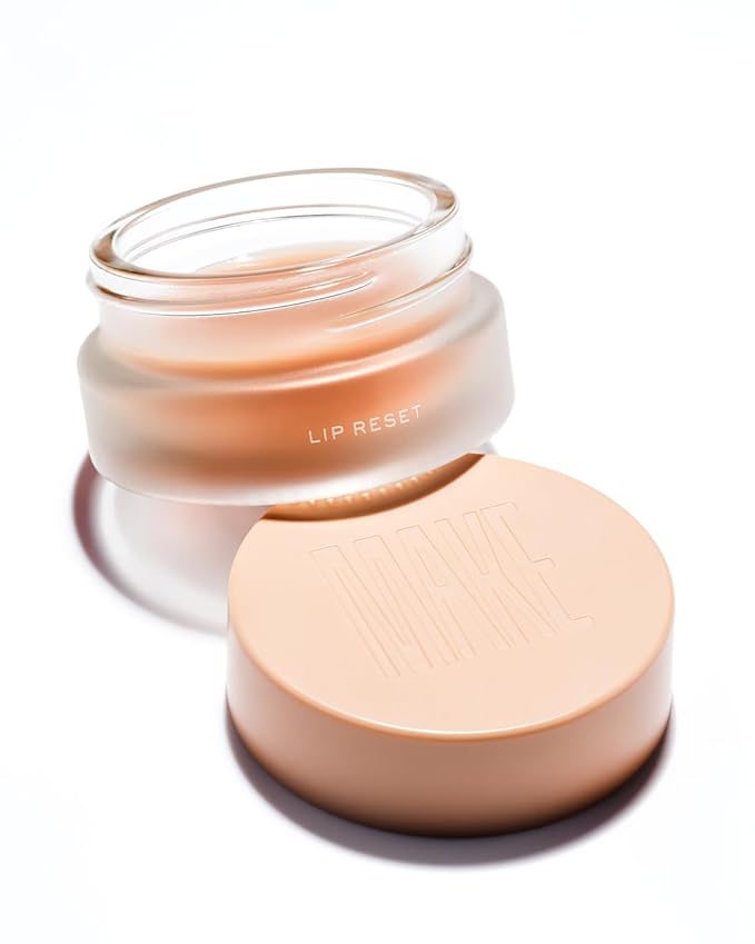 MAKE Beauty Lip Reset Overnight Lip Mask. Nourishing, Hydrating Lip Treatment for Dry, Flaky Lips. Plumps, Softens, and Smooths. Vanilla Veil Flavor-Velvo Beauty