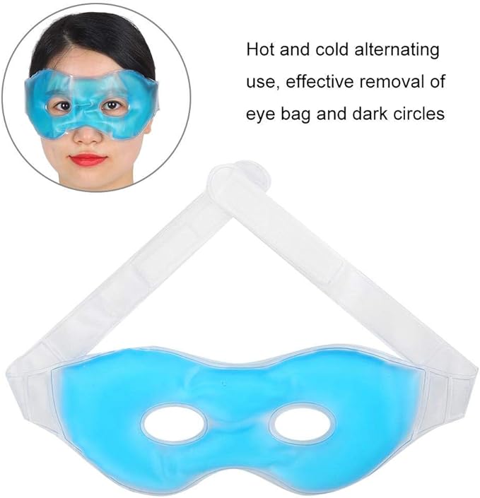 Cooling Eye,Reusable Anti-Fatigue Dark Circles Cold & Hot Compress Sleeping Eye Ice Cooling Eye-Velvo Beauty