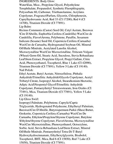 Lip Smacker Pink Lemonade Glam Bag Makeup Set for Girls | Lip Balm, Lip Gloss, Nail Polish, & Lotion | Christmas Make Up Collection | Holiday Present | Gift for Girls | Set of 4-Velvo Beauty