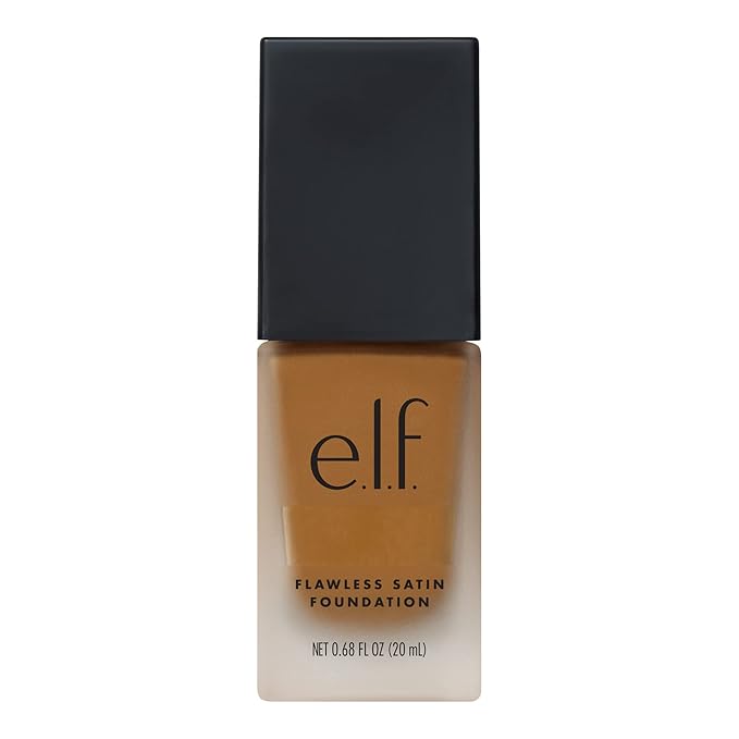 e.l.f. Flawless Finish Foundation, Lightweight & Medium Coverage, Semi-Matte Finish, Maple, 0.68 Fl Oz (20mL)-Velvo Beauty