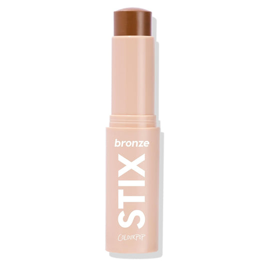 ColourPop Cream Bronzer Stick - Blendable Cream Contour & Glowy Summer Makeup with a Natural, Matte Finish - Buildable Formula for Shimmer-Free, Sun-Kissed Warmth - Shell Beach (0.28 oz)-Velvo Beauty