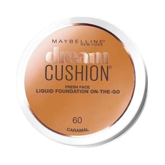 Maybelline Dream Cushion Liquid Foundation 60 Caramel 30ml-Velvo Beauty