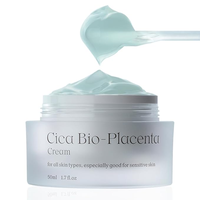 NDP Cica Cream - Gel Face Moisturizer for Sunburn Relief, lightweight Korean Moisturizer for Sensitive Skin, Centella Asiatica, Hydrating, Calming, Soothing (1.7 Fl oz / 50ml)-Velvo Beauty
