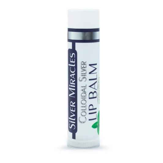 Colloidal Silver Peppermint Lip Balm (1)-Velvo Beauty