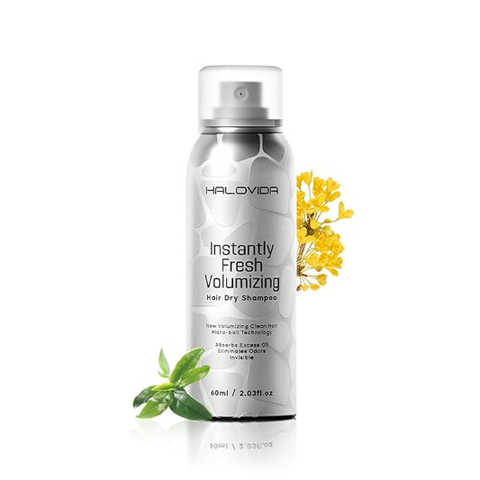 Dry Shampoo for Women, Travel Size Dry Shampoo Spray for Dark Hair Leaves No White Residue, Absorb Oils, Volumizing & Refresh Hair for 72 Hours, 2.03 Fl Oz-Velvo Beauty