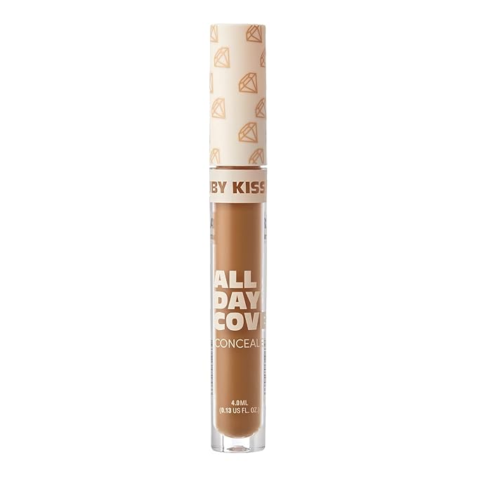 Ruby Kisses All Day Concealer Lightweight Full Coverage Multi-Use Concealer 0.13 Fl Oz (Warm Coconut)-Velvo Beauty