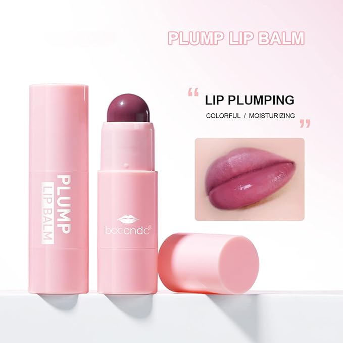 Plumping Lip Balm - Tinted Lip Balm Plumper - Enhancing & Hydrating Lip Moisturizer Fade Lip Lines Lip Care 0.17Oz/4.8g - 03 SORBET BALM-Velvo Beauty