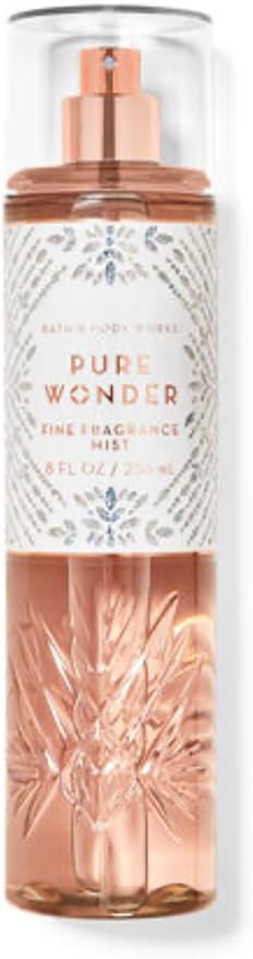 Bath & Body Works - 3 Piece Bundle - Spray - Body Cream - Shower Gel - Full Size and Gift Bag HELLO GORGEOUS (Pure Wonder)-Velvo Beauty