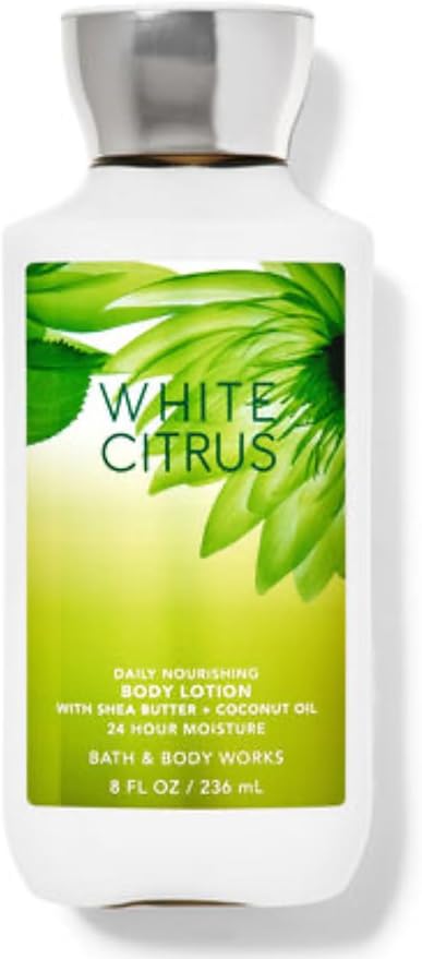 Bath & Body Works - 3 Piece Bundle - Spray - Body lotion - Shower Gel - Full Size and Gift Bag HELLO GORGEOUS (White Citrus)-Velvo Beauty