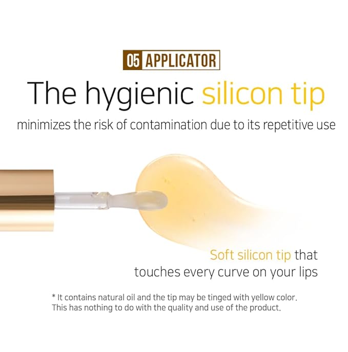 PETITFEE Lip Oil Super Seed | 0.10 Oz | Glass Lip, Healthy Lip Care, Moisturizing Lip Oil with Honey, Propolis, Herbal Oil, Glowy, Revitalizing, Calming Lip, Non-sticky, Non-artificial Colors-Velvo Beauty