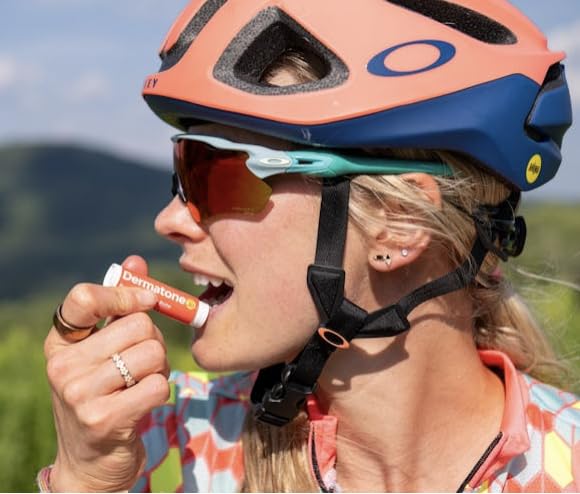 Dermatone Pomegranate Lip Balm | Moisturizing | Aloe and Vitamin E | Soothe & Replenish Chapped Lips | 3-pack (Pomegranate, 0.15oz sticks)-Velvo Beauty