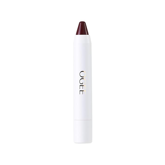 Ogee Tinted Sculpted Lip Oil - Lip Stain Made with 100% Organic Coconut Oil, Jojoba Oil, and Vitamin E - Best as Lip Balm, Lip Color or Lip Treatment - DAHLIA-Velvo Beauty