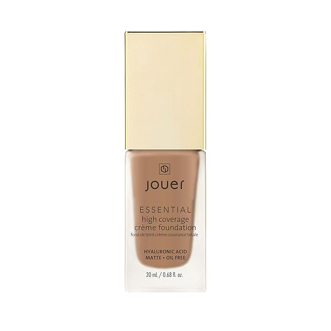 Jouer Essential High Coverage Crème Foundation - Available in 50 Shades for All Skin Tones - Healthy Ingredients - Paraben, Gluten & Cruelty Free - Vegan Friendly-Velvo Beauty