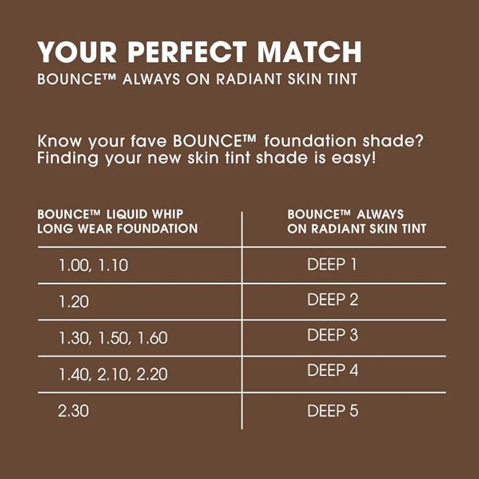 Beautyblender 12-Hour Always on Radiant Skin Tint, Breathable Serum Foundation Stays Put for All Day Long Wear, Infused with Hyaluronic Acid & Niacinamide, Deep 3-Velvo Beauty