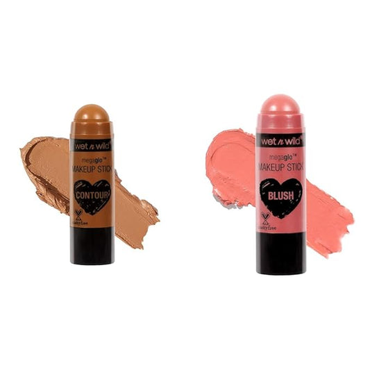wet n wild MegaGlo Makeup Stick Bundle - Call Me Maple & Pink Floral Majority-Velvo Beauty