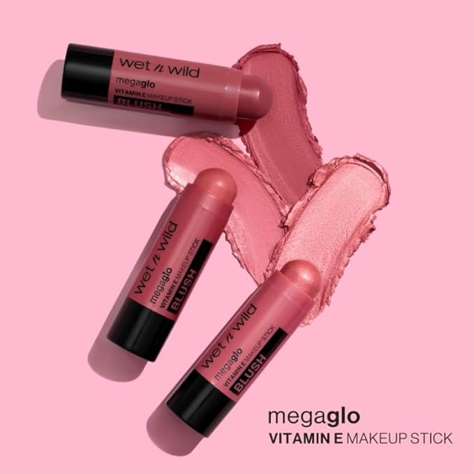 wet n wild Mega Glo Makeup Stick, Buildable Color, Versatile Use, Cruelty-Free & Vegan - Current Jam-Velvo Beauty