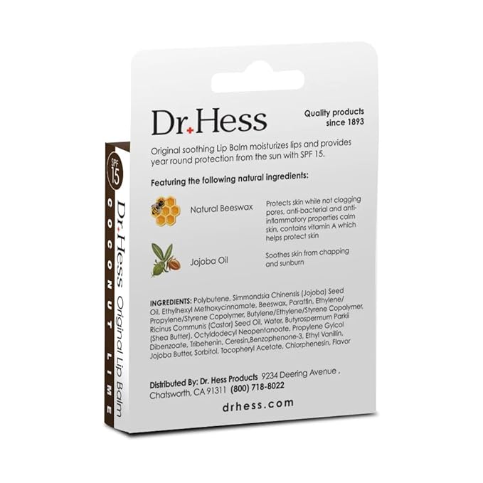 Original Udder Stick SPF Lip Balm, Soothing Moisturizer Sun Screen Balm for Dry Lips with Jojoba, Beeswax & Shea Butter, Total Lip Care, Hydration & Repair, Coconut-Lime Flavor, 4 Pack-Velvo Beauty