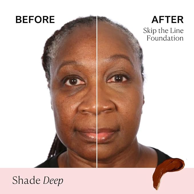 Nakery Full Coverage Foundation for Women - 5 in 1 Plumping Liquid Foundation Makeup - Serum Infused Makeup Foundation Smart Color Adapt with Niacinamide & Hyaluronic Acid for All Skin Types - Deep-Velvo Beauty