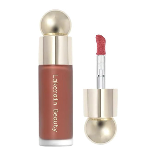 Velvet Liquid Blush, Natural Matte Finish Looking, Dewy Cheek Tint, Soft Cream Face Blush,Moisturizing Lightweight Blendable Feel,Long-Lasting 0.25 oz/7.5ml - 05#-Velvo Beauty