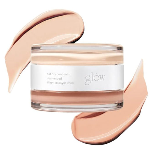 not dry concealer #light #rosysalmon : Vegan-Free, hypoallergenic, premium dual-ended concealer, expertly crafted to flawlessly cover blemishes and dark circles, 0.4 Oz-Velvo Beauty