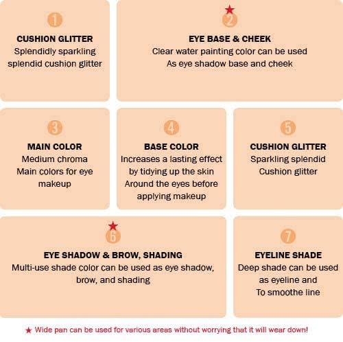 Espoir Real Eye Palette #1 Peachy Like (Warm Peach Color Filter) | Multi-Use Long-Lasting Colors with Sparkling Glitter for Eyeshadow Base and Cheeks Makeup-Velvo Beauty