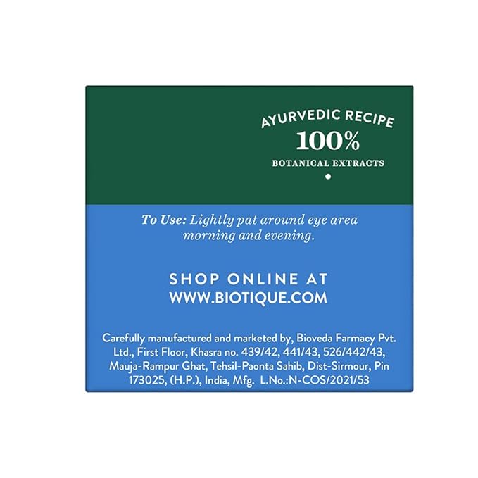 Biotique Seaweed Revitalizing Anti-Fatigue Eye Gel-Velvo Beauty