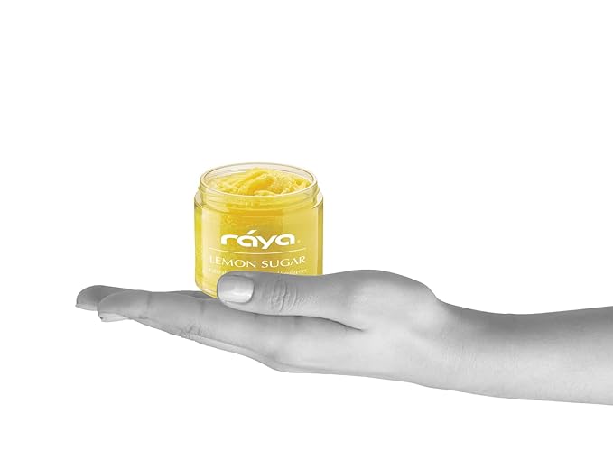 RAYA Lemon Sugar Facial Scrub (157) | Organic and Natural Exfoliating Scrub for Dry Skin | Brightens and Smooths Complexion-Velvo Beauty