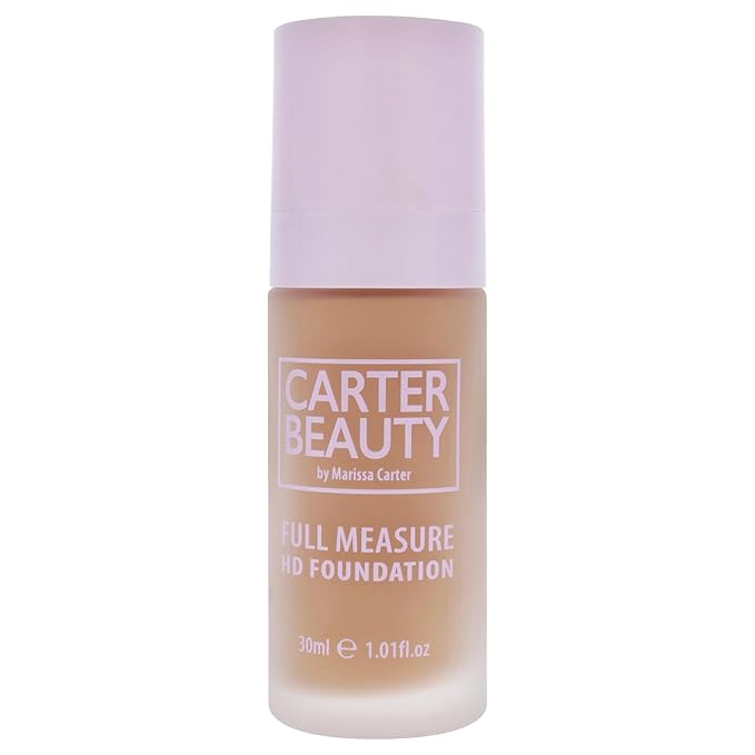 Carter Beauty By Marissa Carter Full Measure HD Foundation- Water-Based, Super Soft Skin Perfector - Vegan And Cruelty Free, Paraben And Sulfate Free - Banoffee - 1.01 OZ-Velvo Beauty