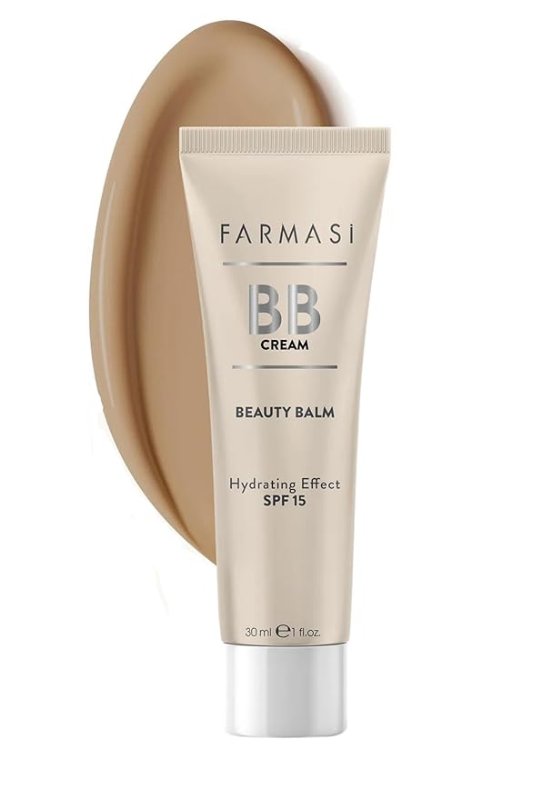 FARMASi Make Up BB Cream Beauty Balm, Full-Coverage Foundation, Concealer, Moisturizer BB Cream for All Skin Types, 1 fl. oz. / 30 ml (Medium to Tan)-Velvo Beauty