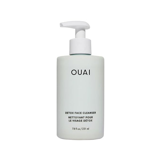 OUAI Detox Facial Cleanser - Deep Cleansing Face Wash with Glycolic Acid, Niacinamide & PHA - Removes Sweat, Dirt & Oil Without Drying - Gentle Face Cleanser for Post-Workout (7.8 Fl Oz)-Velvo Beauty