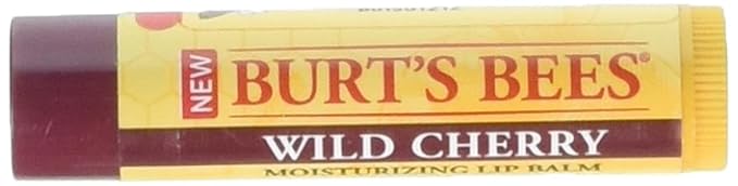 Burt's Bees Lip Balm Wild Cherry -0.15 oz, 2 Pack-Velvo Beauty