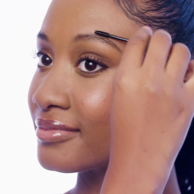 Pixi Natural Brow Duo - Soft Black, Precision Pencil & Tinted Gel, Waterproof Brow Shaper for All-Day Hold, Paraben-Free, 0.2oz-Velvo Beauty