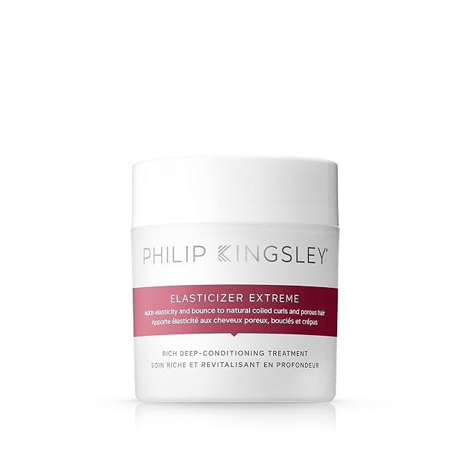 PHILIP KINGSLEY Elasticizer Extreme Deep-Conditioning Hair Mask Repair Treatment for Dry Curly Hair and Over-Processed or Damaged Hair Deeply Conditions, Adds Bounce and Shine, 5.07 oz-Velvo Beauty