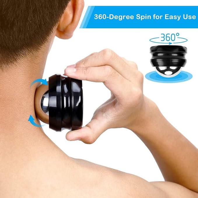 2-Pack Cryosphere Cold Massage Roller Ball,Manual Massage Ball for Heat and Ice Therapy,Self Massage Tool for Reliefs Muscle Pain,Decrease Inflammation,Reduces Stress¡­-Velvo Beauty