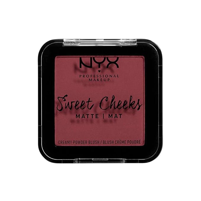 NYX PROFESSIONAL MAKEUP Sweet Cheeks Matte Blush, Bang Bang-Velvo Beauty