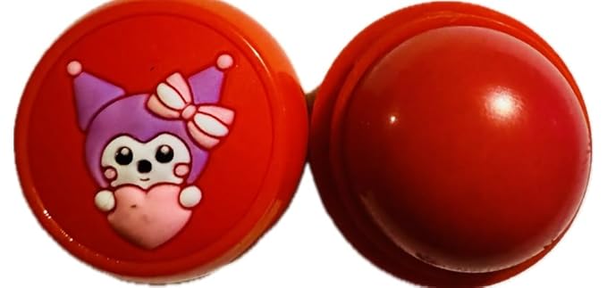 Moisturizing Lip Balm, Lip Gloss and Balm Set for All Skin Types, Assorted Shades, Round Ball Natural Moisturizing Lip Balm Nutritious Fruit Flavour Colourless Lip Balm Hydration Lips Care (red)-Velvo Beauty