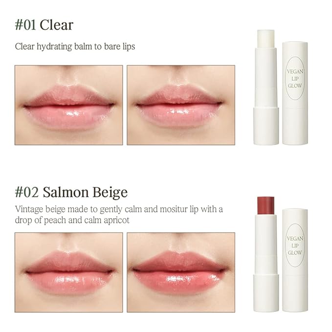 Nacific x Stray Kids Be Natural Vegan Lip Glow 5 PCS Set, with Photocards 8 PCS Full Set by KOSBEAUTY-Velvo Beauty