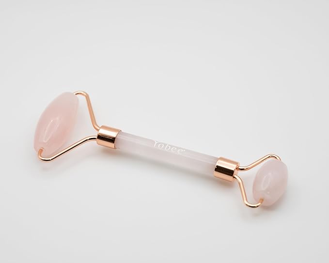 Yobee Face Roller Massager, Rose Quartz, Gua Sha Anti Aging Wrinkles Puffiness Acupressure Facial Skin Care Gift for Women-Velvo Beauty