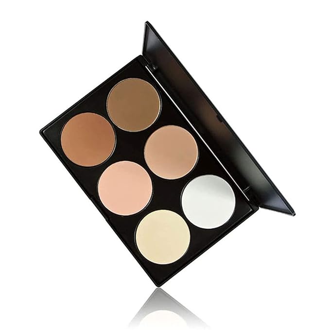 Contour Face Powder Kit Base Foundation Corrector Palette Sleek Pigment Pro Pressed Powder Cosmetics Highlighting Contouring Bronzing Professional Beauty Make up Bronzer Pallet Brown-Velvo Beauty