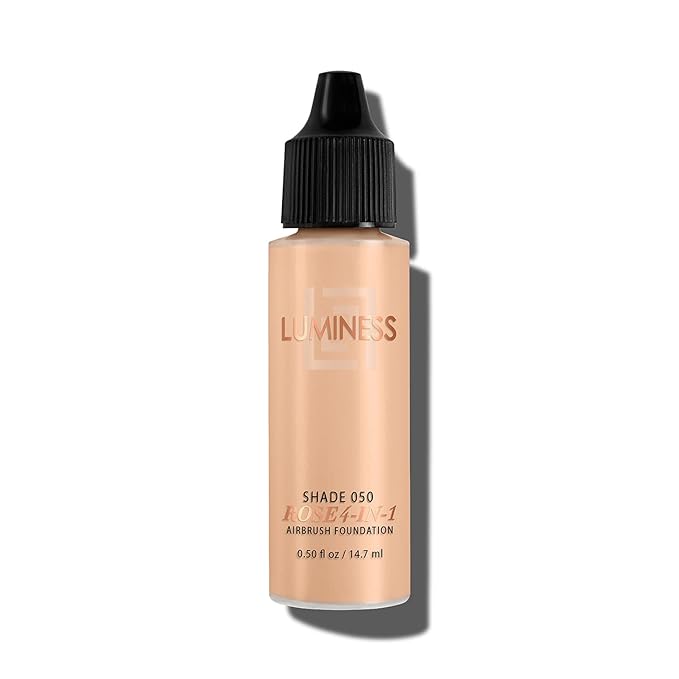 LUMINESS Rose 4-in-1 Airbrush Foundation - Shade 050, 0.50 oz-Velvo Beauty