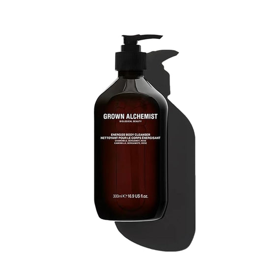 Grown Alchemist Energize Body Cleanser, Chamomile, Bergamot & Rose Body Cleanser. Gentle Body Wash that Hydrates and Cleanses Skin (300 ml).-Velvo Beauty
