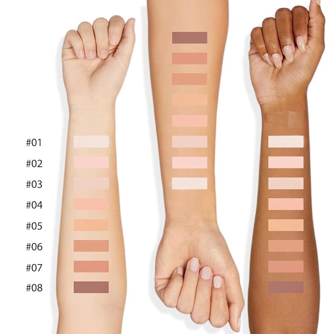 Oil Control Face Pressed Powder, Matte powder setting powder, long-lasting and waterproof loose powder, Flawless Lightweight Face Cosmetics, Cruelty-free, (05, 1 Pcs)-Velvo Beauty