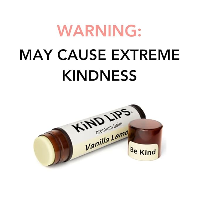 Kind Lips Lip Balm - Nourishing & Moisturizing Lip Care for Dry Lips with Shea Butter, Beeswax & Vitamin E | Vanilla Lemon Flavor | 0.15 Oz (Single Tube)-Velvo Beauty