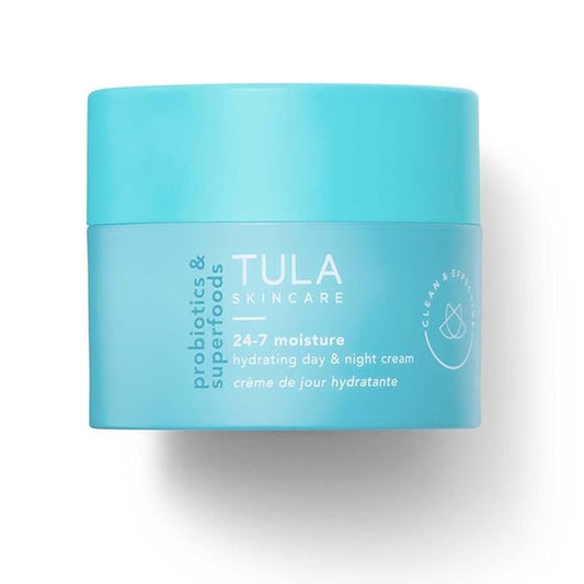TULA Skin Care 24-7 Hydrating Day & Night Cream - Anti-Aging Moisturizer for Face, Contains Watermelon & Blueberry Extract, 1.5 oz.-Velvo Beauty