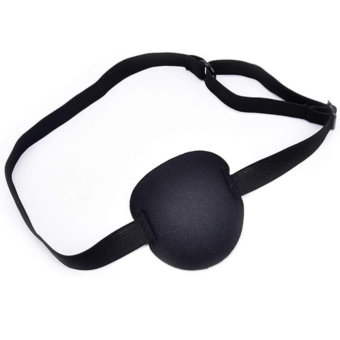 Eye Patch Adult Kid's Adjustable Soft and Comfortable Eye Patch Single Eye Mask for Recovery Eye Amblyopia Halloween Party Decoration 3 Pack-Velvo Beauty