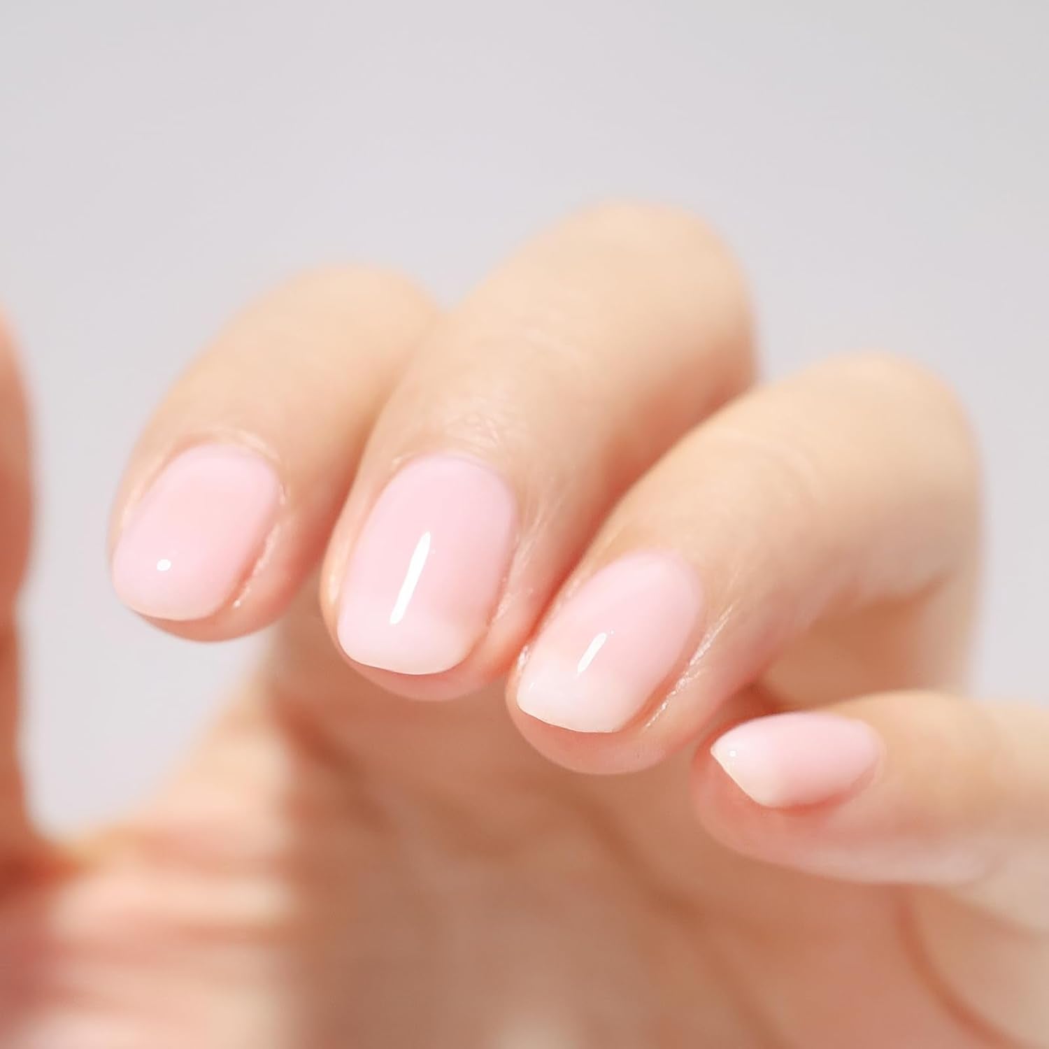 FZANEST Natural Nude Pink Gel Polish Rubber Base Builder Gel, Elastic Base Coat, Quick Extension-Velvo Beauty